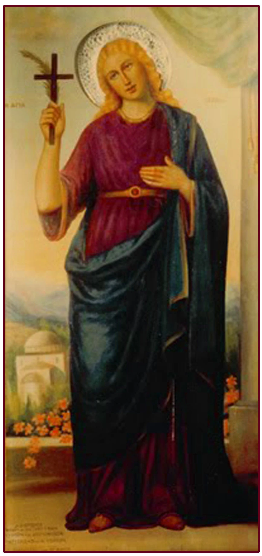 Icon of Saint Xenia of Kalamata