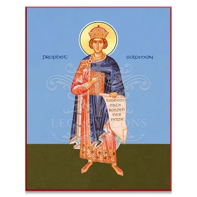 Icon of the Prophet Solomon, by Fr. Theodore Koufos.