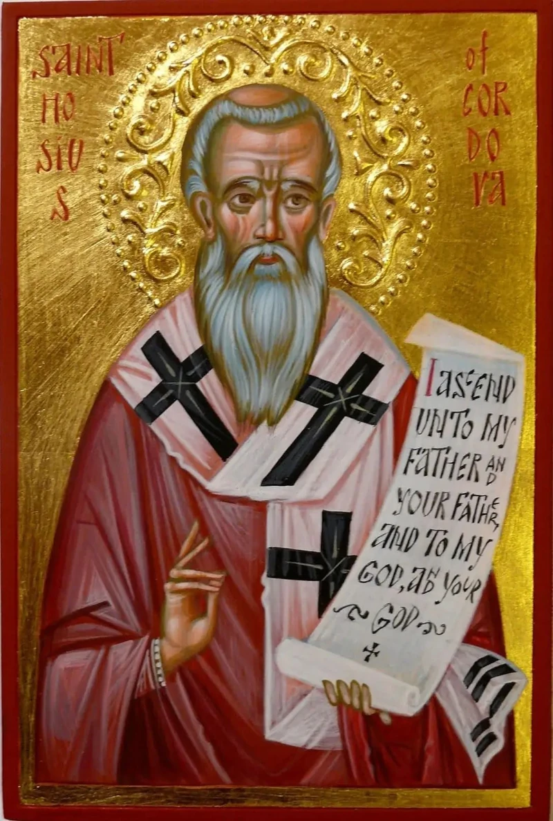 Icon of Hosius of Cordova.