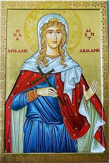Icon of Ariadne of Phrygia.