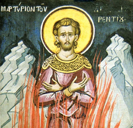 Icon of Florentius of Thessalonica.