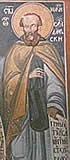 Small published fresco fragment of Joachim of Osogovo; full native source image, not the entire wall painting.
