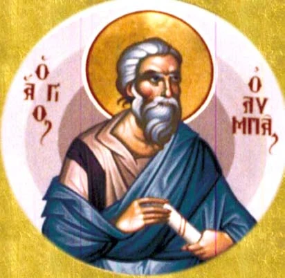 Icon of Olympus the Apostle.