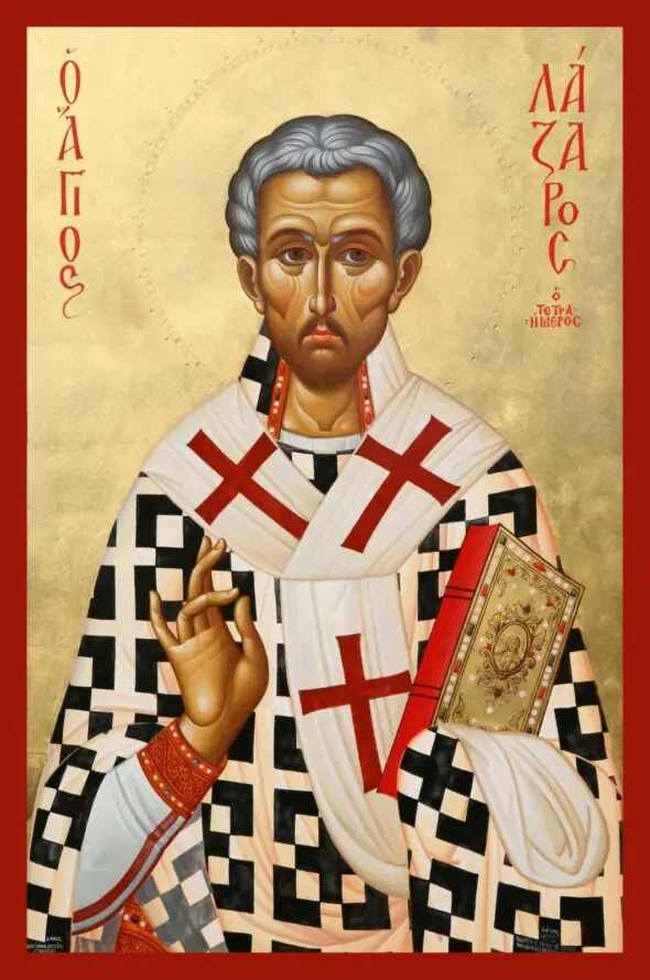 Icon of Lazarus of Bethany.