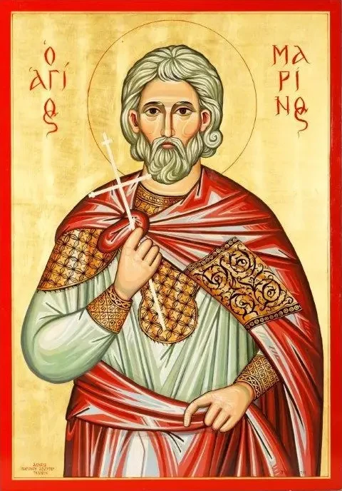 Icon of Marinus the Elder.