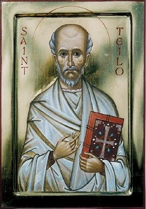 Icon of Teilo of Llandaff.
