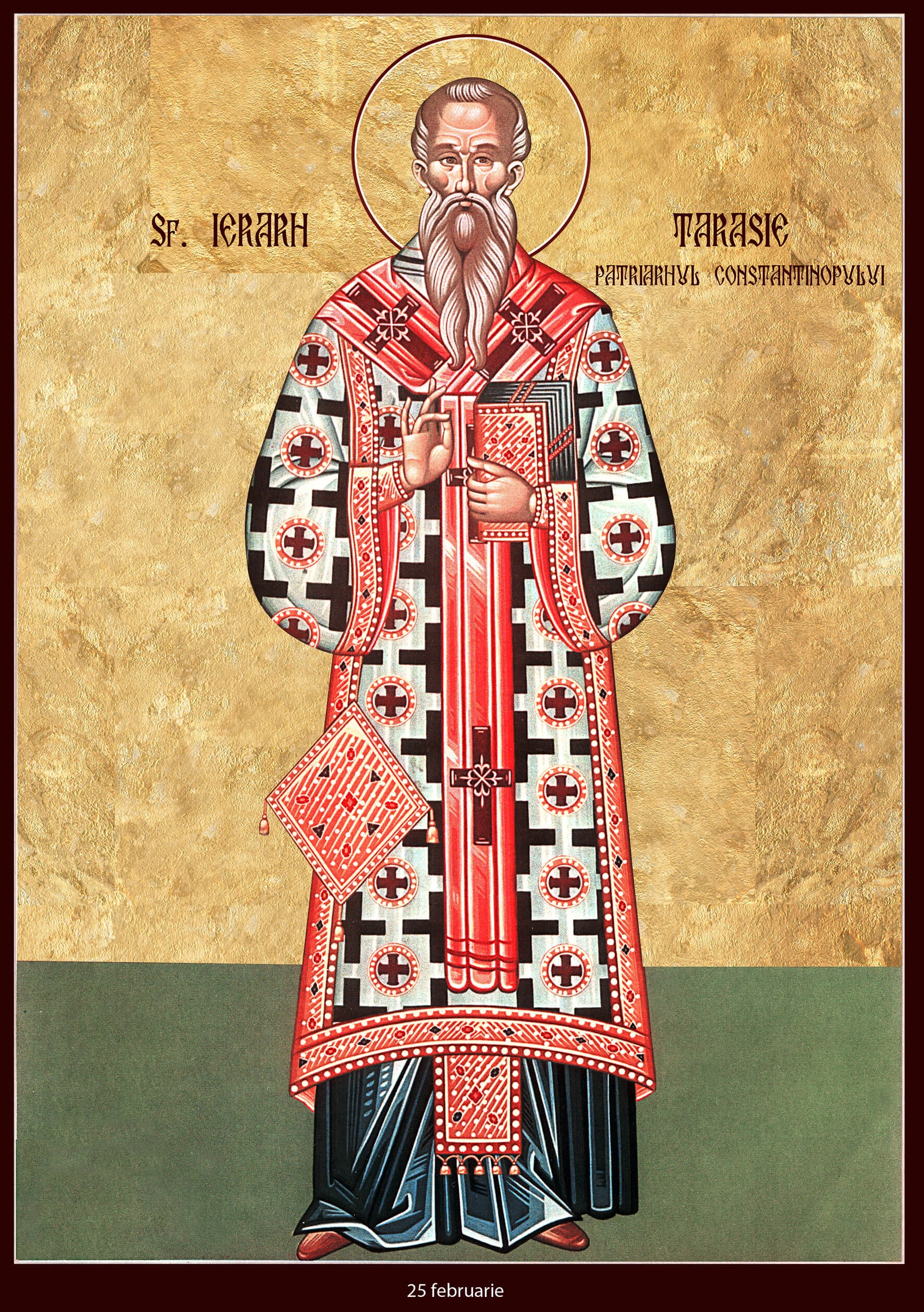 Icon of Tarasius, Patriarch of Constantinople.