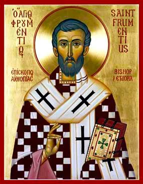 Icon of Frumentius of Ethiopia.