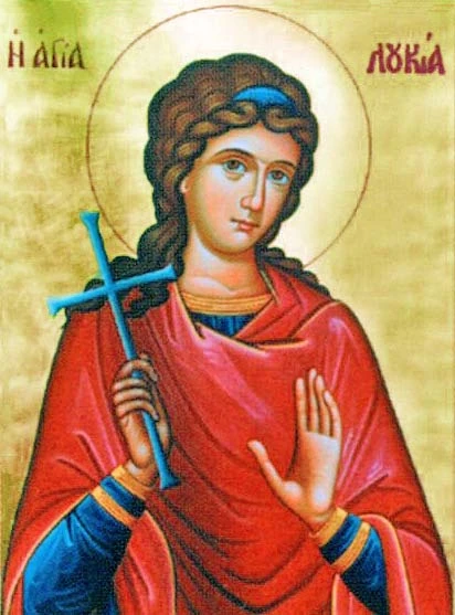Icon of Lucia of Rome.