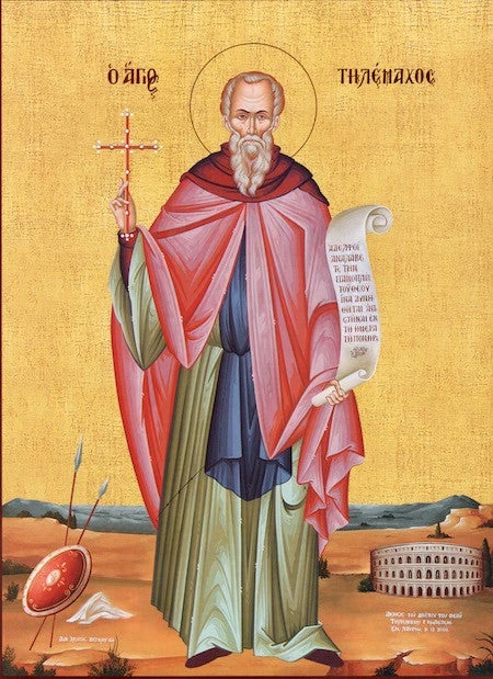 Icon of Telemachus of Rome.