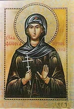Published icon of Philothea of Tarnovo; full native source image.