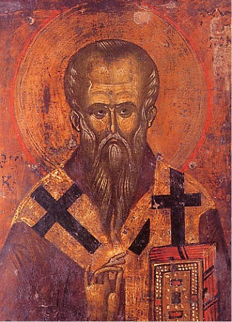 Published historical icon depicting Clement of Ohrid.