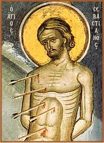 Icon of Sebastian of Rome.