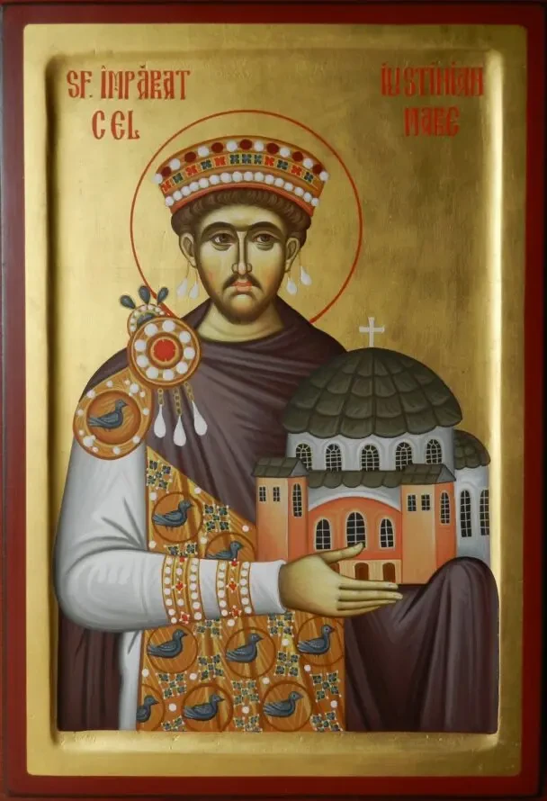 Icon of Justinian the Emperor.
