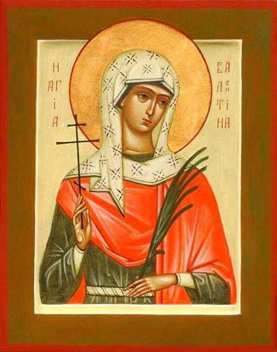 Icon of Valentina of Caesarea.