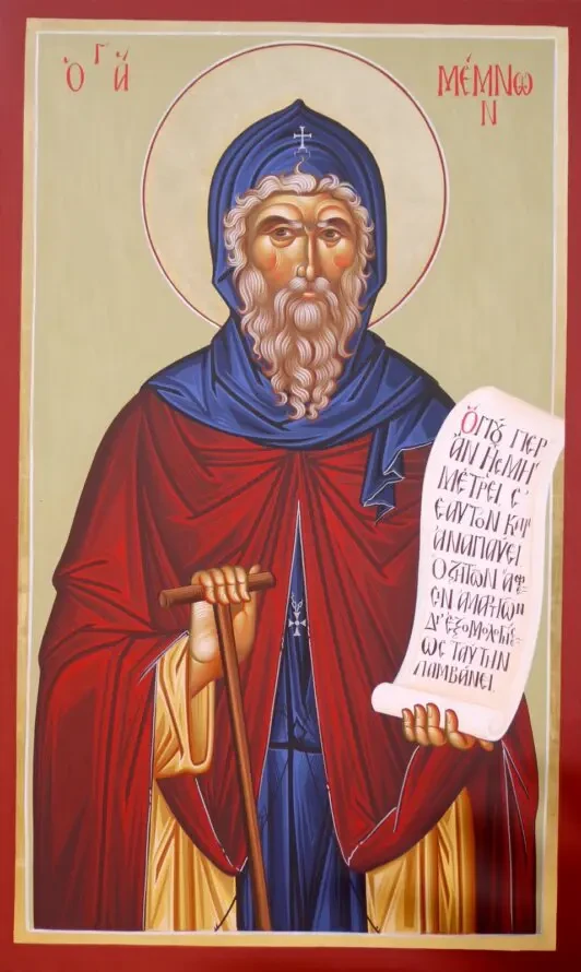 Icon of Memnon the Wonderworker.