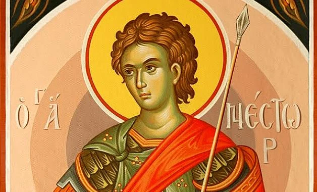 Icon of Nestor of Thessalonica.