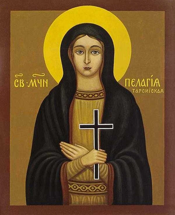 Icon of Pelagia of Tarsus.