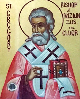 Icon of Gregory the Elder of Nazianzus.