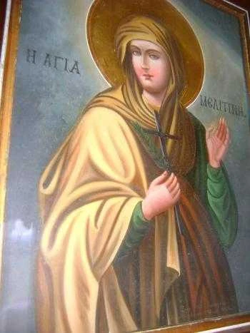 Icon of Melitina of Marcianopolis.