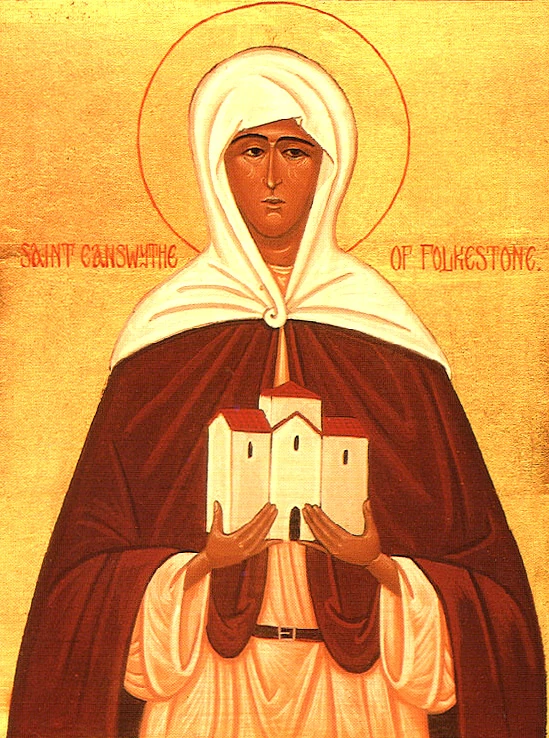 Icon of Saint Eanswythe of Folkestone