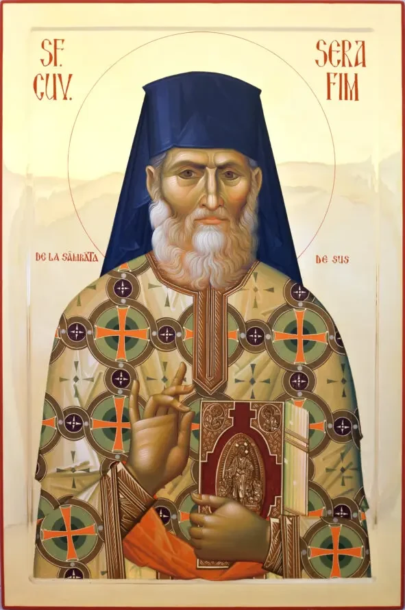 Icon of Saint Serafim of Sâmbăta de Sus