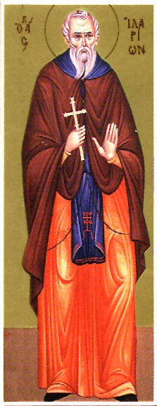 Icon of Saint Hilarion of Pelekete