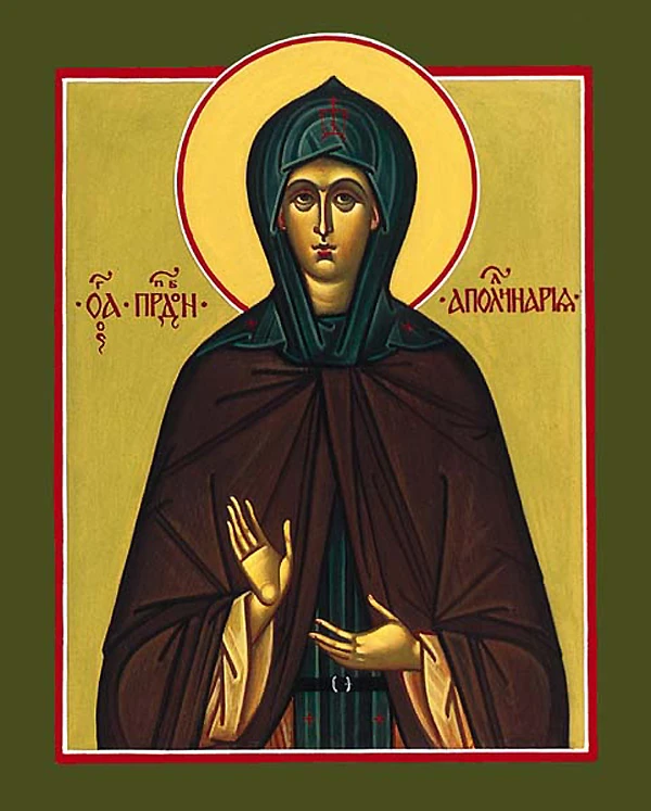 Icon of Saint Apollinaria of Egypt