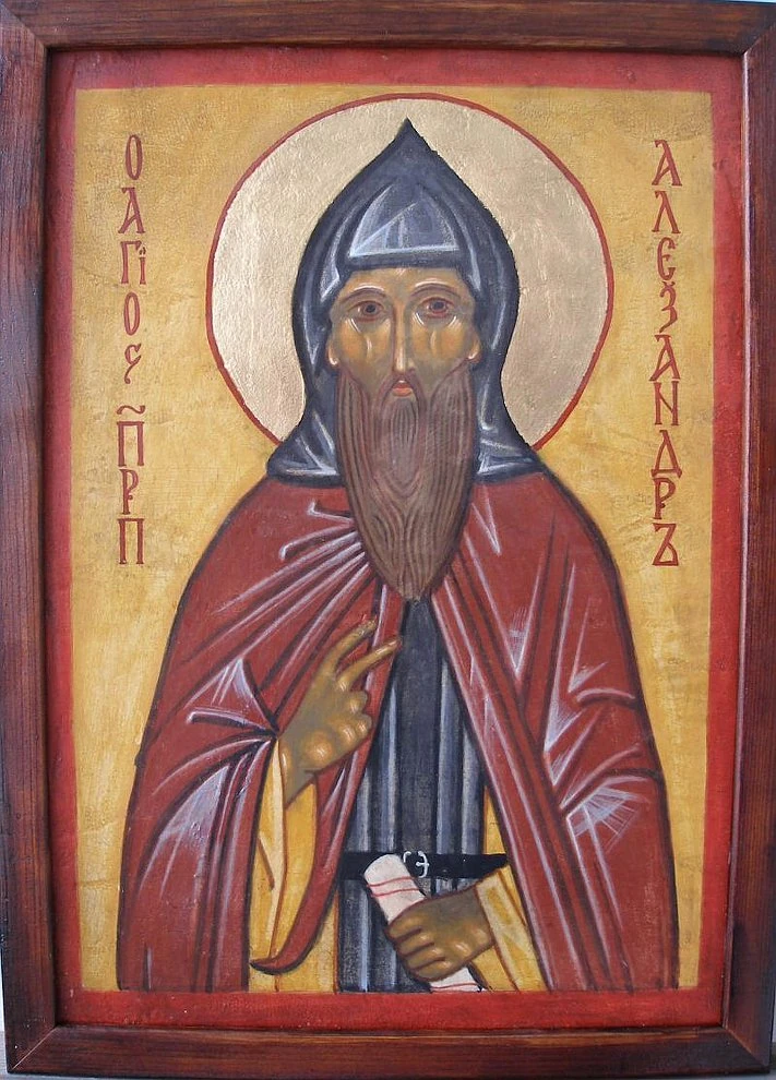 Icon of Saint Alexander of the Unsleeping Ones