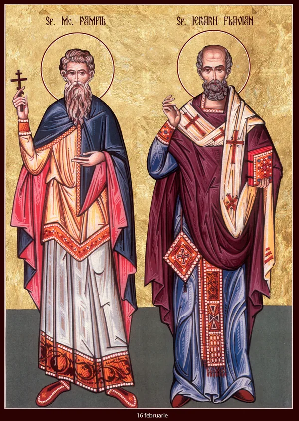 Group icon: Saints Pamphilus and Flavian.