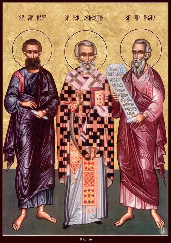 Group icon: Rufus, Celestine and Agabus.