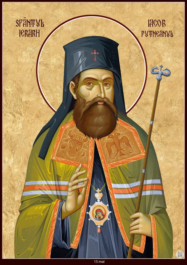 Icon of Saint Iacob of Putna.
