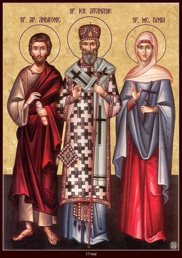 Icon: Andronicus, Athanasius and Junia.