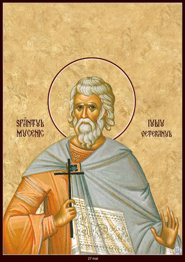 Icon of Saint Julius the Veteran.
