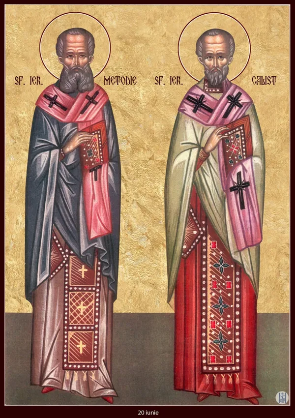 Icon: Methodius and Callistus.