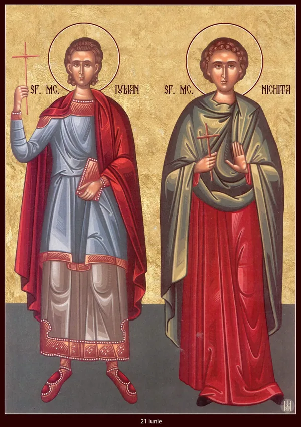 Icon: Julian and Niketas.