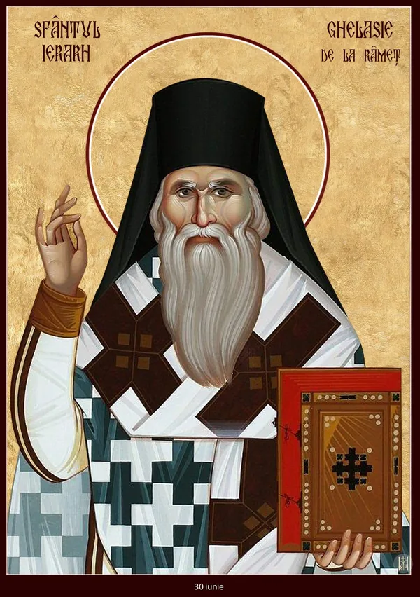 Icon of Saint Ghelasie of Râmeț.