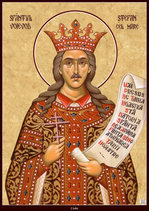 Icon of Saint Stephen the Great of Moldavia.