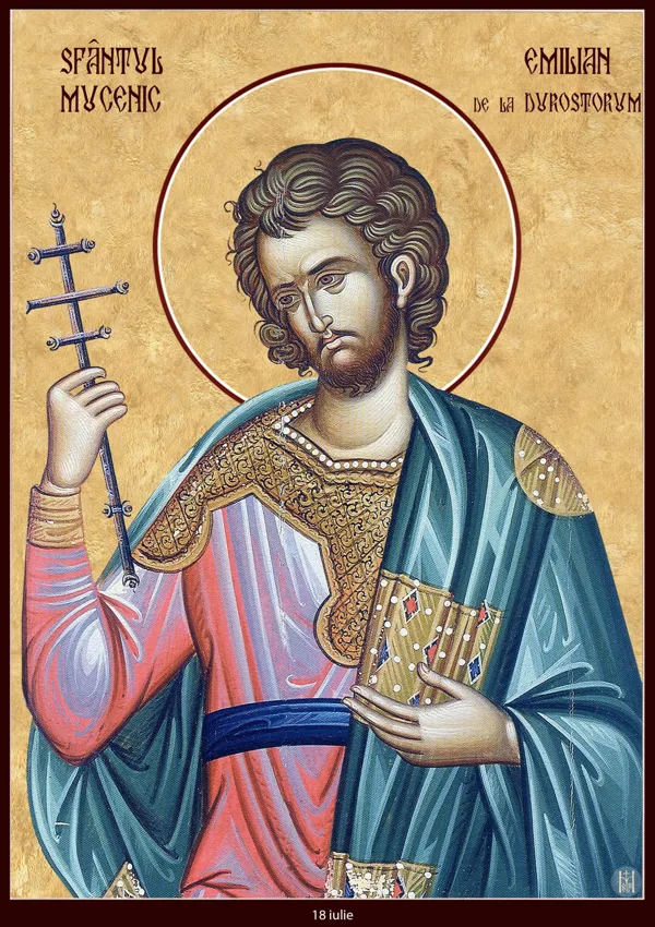 Icon of Saint Emilian of Durostorum.