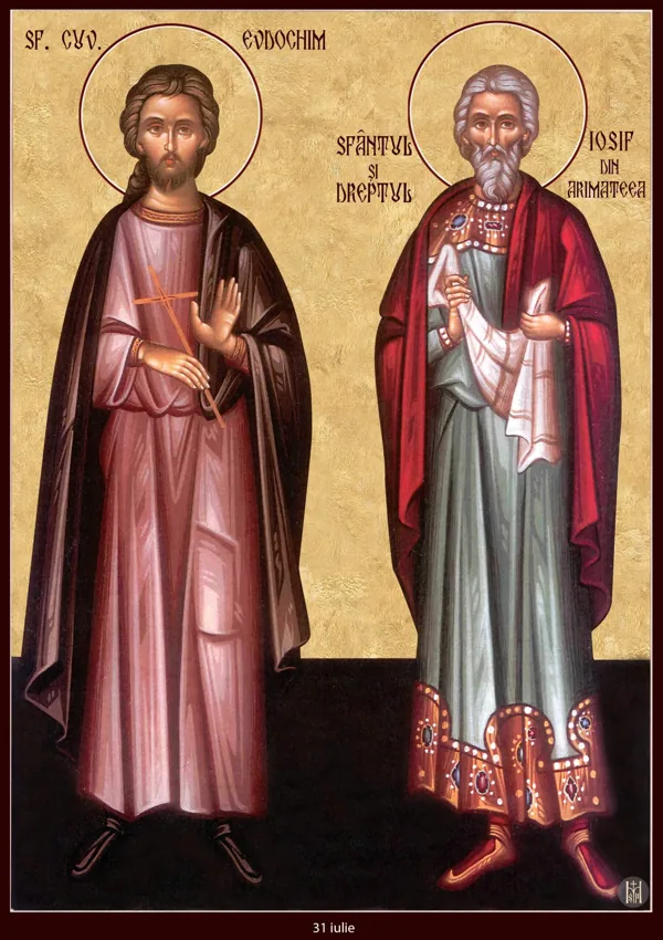 Group icon: Saints Eudocimus and Joseph of Arimathea.