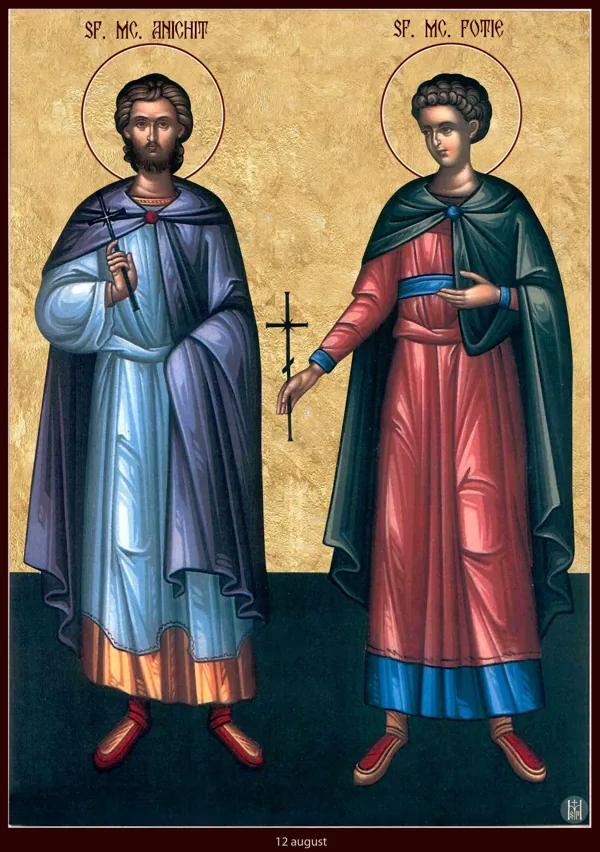 Group icon: Anicetus and his nephew Photius.