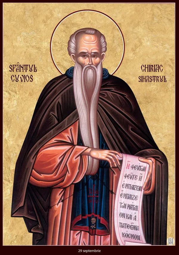 Icon of Saint Cyriacus the Hermit.