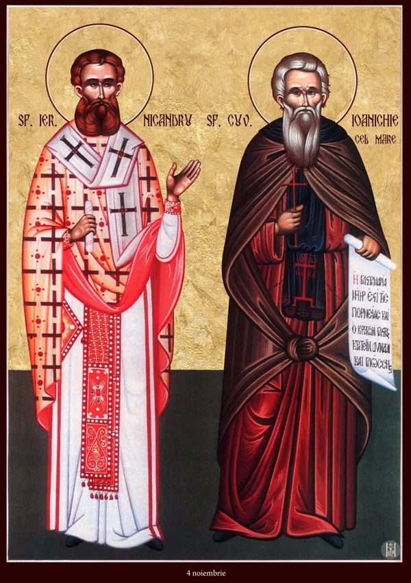Icon: Nicander and Joannicius the Great.