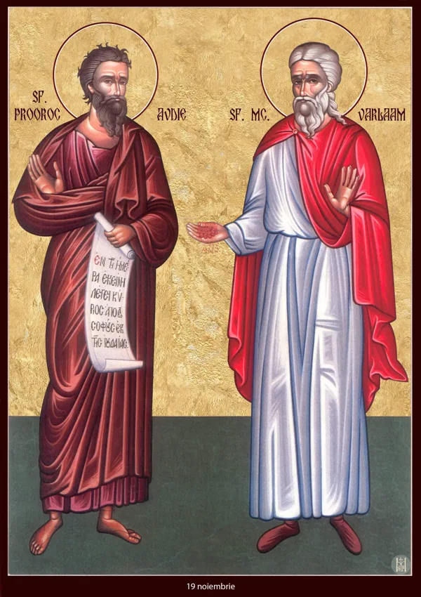 Icon: Obadiah and Barlaam.