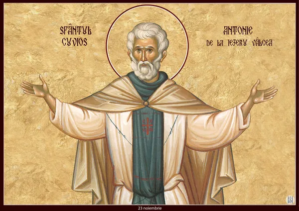 Icon of Saint Antonie of Iezerul Vâlcii.