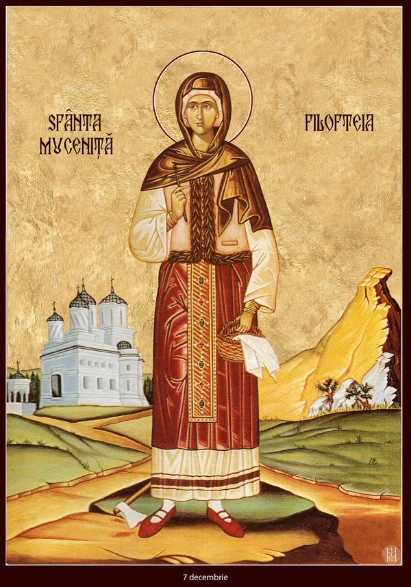 Icon of Saint Philothea of Curtea de Argeș.