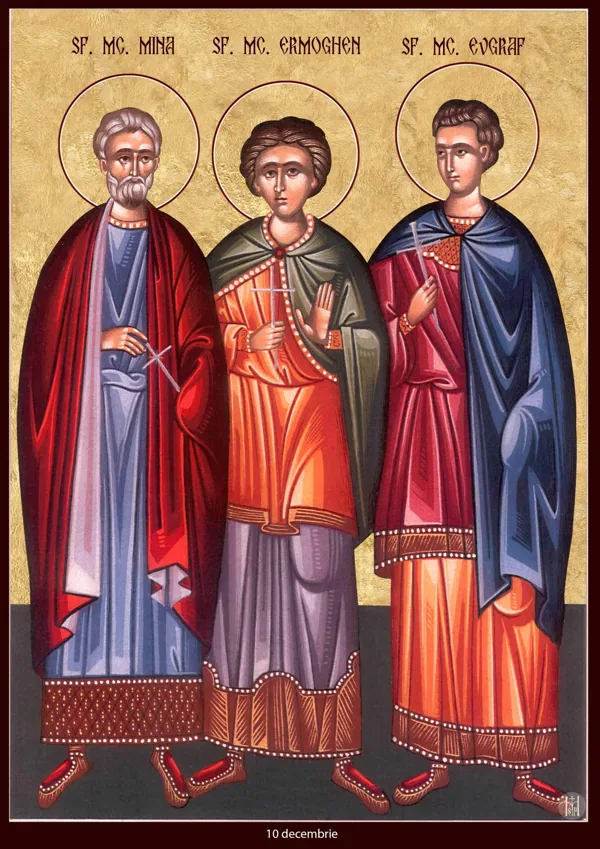 Group icon: Menas, Hermogenes and Eugraphus of Alexandria.