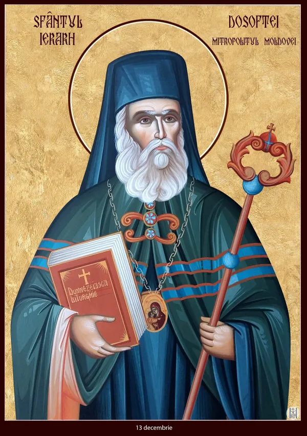 Icon of Saint Dosoftei of Moldavia.