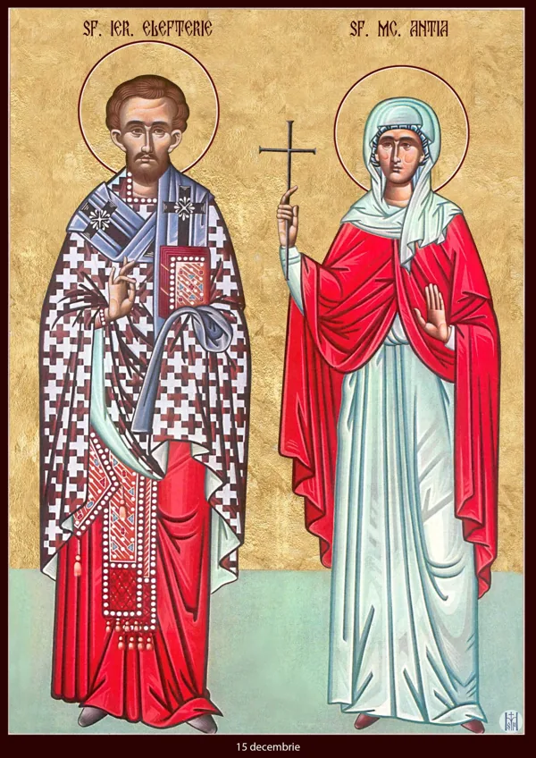 Group icon: Saints Eleutherius and Anthia.